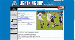 Desktop Screenshot of lightningcup.com